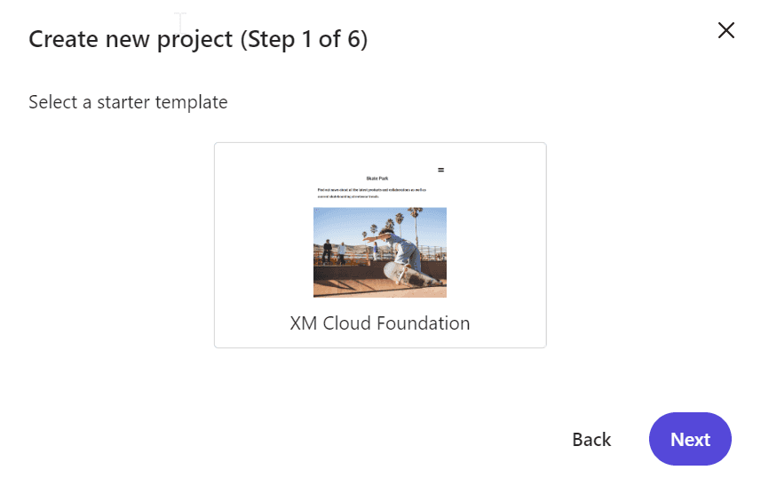 XM Cloud Foundation