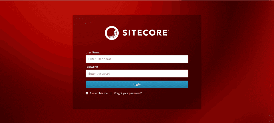 Sitecore 9.2 Admin Dashboard