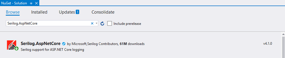 serilog-nuget-listing