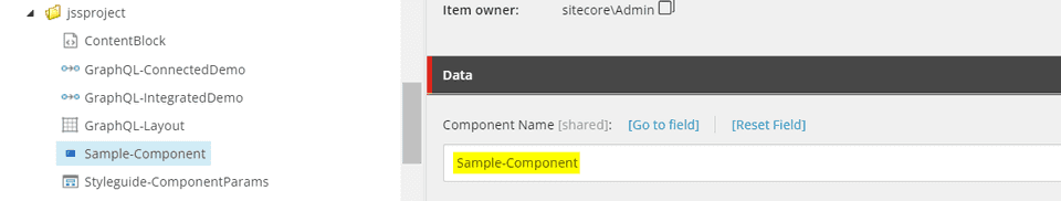 Sample Component - Component Name