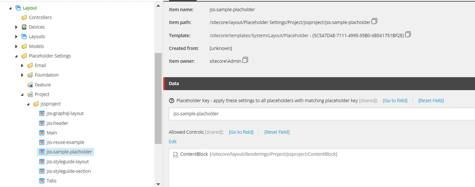 Configure Placeholder Settings