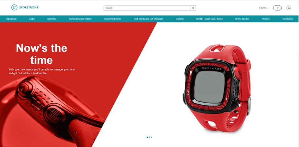 SXC Storefront Homepage
